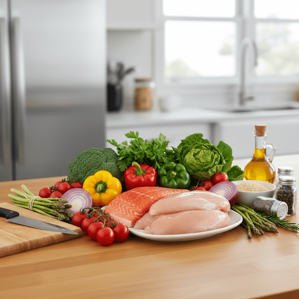 Healthy meal preparation
